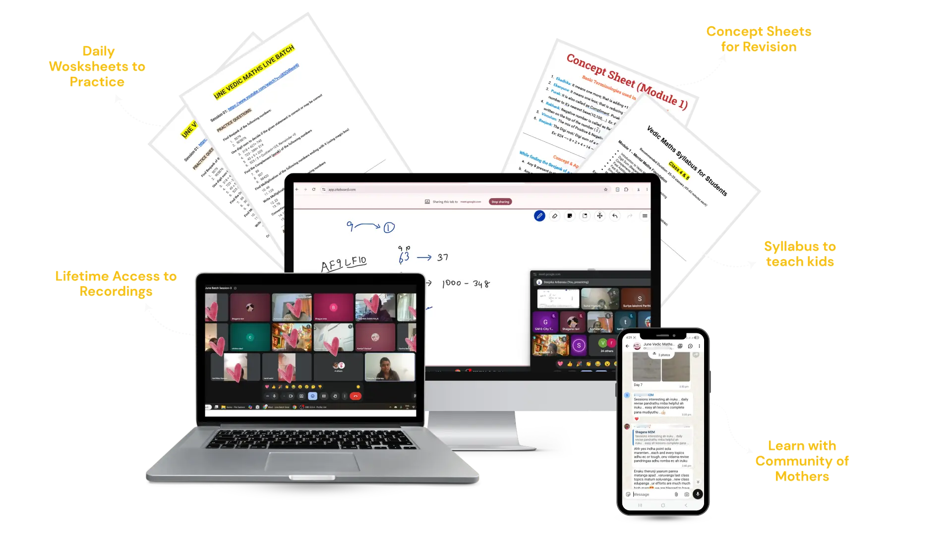 M2M Live Course Mockup